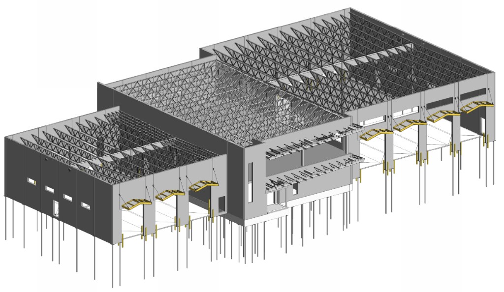 Standoff EMS structural model.